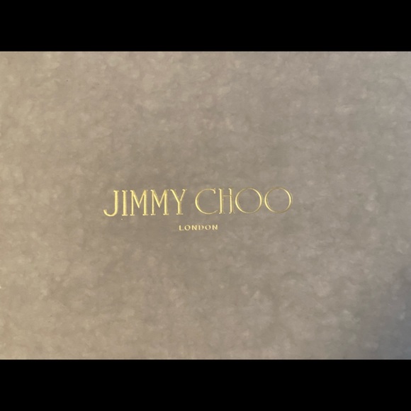 Authentic Jimmy Choo dress shoes worn once for my wedding.  Paid $950 - Picture 1 of 8